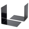 Maul metalen boekensteunen voor classeurs zwart 24 x 16,8 x 24 cm (2 stuks)