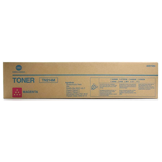 Minolta Konica Minolta TN-214M toner magenta (origineel) A0D7354 072242 - 1