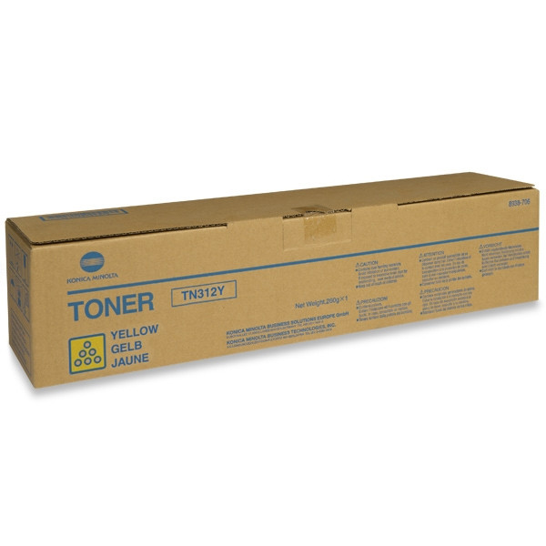 Minolta Konica Minolta TN-312Y toner geel (origineel) 8938706 072226 - 1