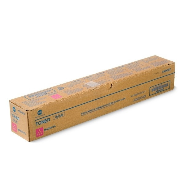 Minolta Konica Minolta TN-512M (A33K352) toner magenta (origineel) A33K352 901893 - 1