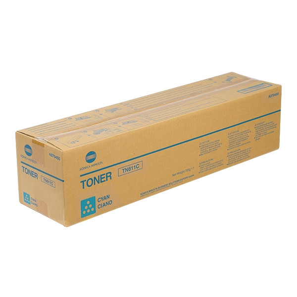 Minolta Konica Minolta TN-611C toner cyaan (origineel) A070450 072264 - 1