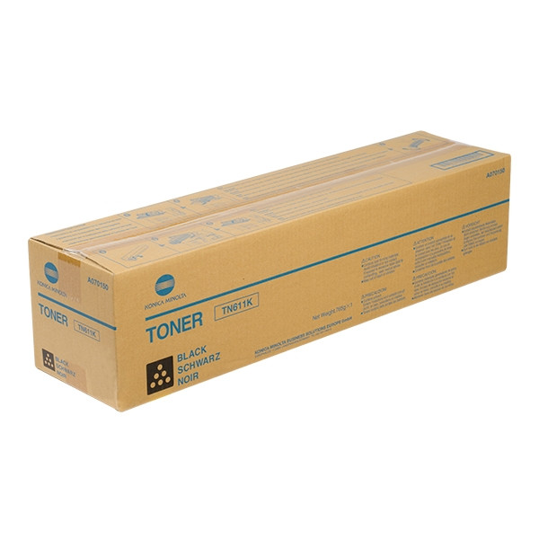 Minolta Konica Minolta TN-611K toner zwart (origineel) A070150 072270 - 1