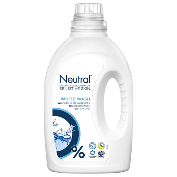 Neutral Wit wasmiddel vloeibaar 1 liter (20 wasbeurten)  SNE00037 - 1