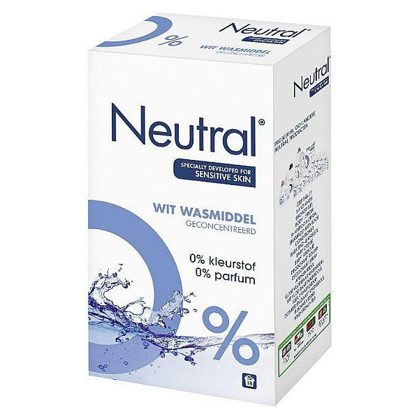 Neutral Wit waspoeder 1,187 kilo (18 wasbeurten)  SNE00014 - 1