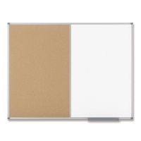 Nobo Classic duobord whiteboard/kurk 90 x 60 cm 1901587 247233