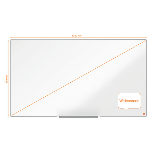 Nobo Impression Pro Widescreen whiteboard magnetisch emaille 122 x 69 cm 1915250 247403 - 3