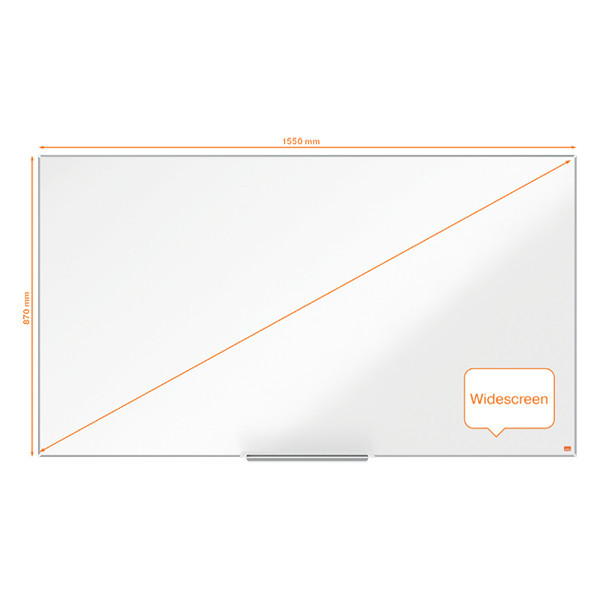 Nobo Impression Pro Widescreen whiteboard magnetisch emaille 155 x 87 cm 1915251 247404 - 3