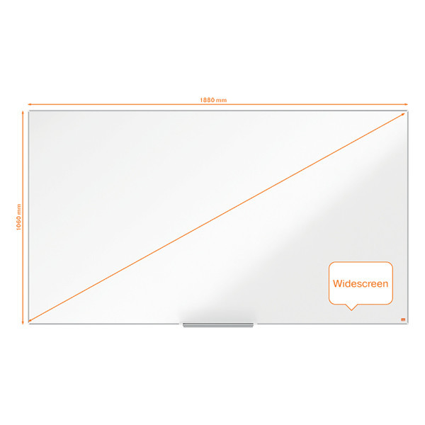 Nobo Impression Pro Widescreen whiteboard magnetisch emaille 188 x 106 cm 1915252 247405 - 3