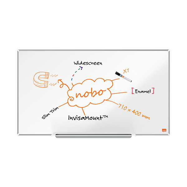 Nobo Impression Pro Widescreen whiteboard magnetisch emaille 71 x 40 cm 1915248 247401 - 5