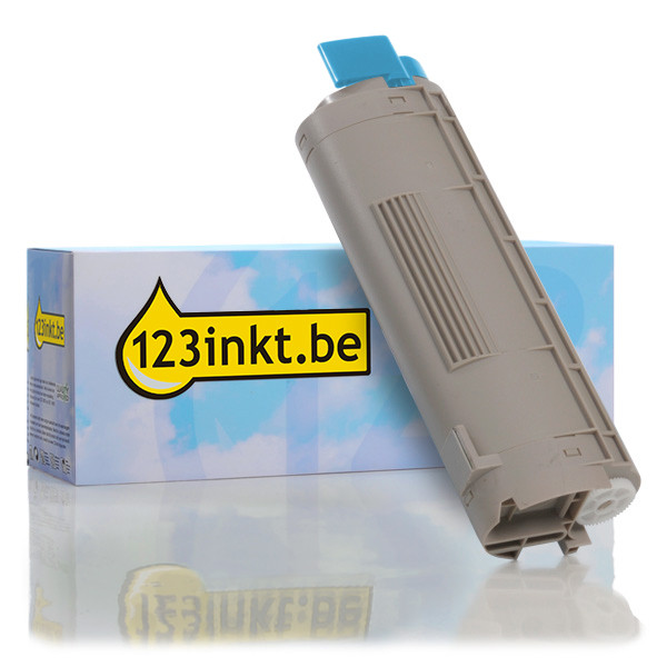 OKI 43872307 toner cyaan (123inkt huismerk) 43872307C 035967 - 1