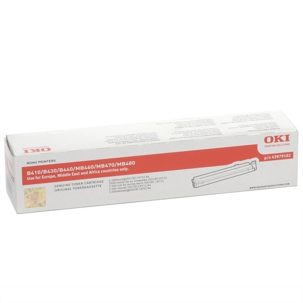 OKI 43979102 toner zwart (origineel) 43979102 036040 - 1