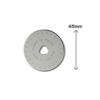 Olfa RB45-1 roterend reservemes voor RTY-2/G, RTY-2/DX 45 mm