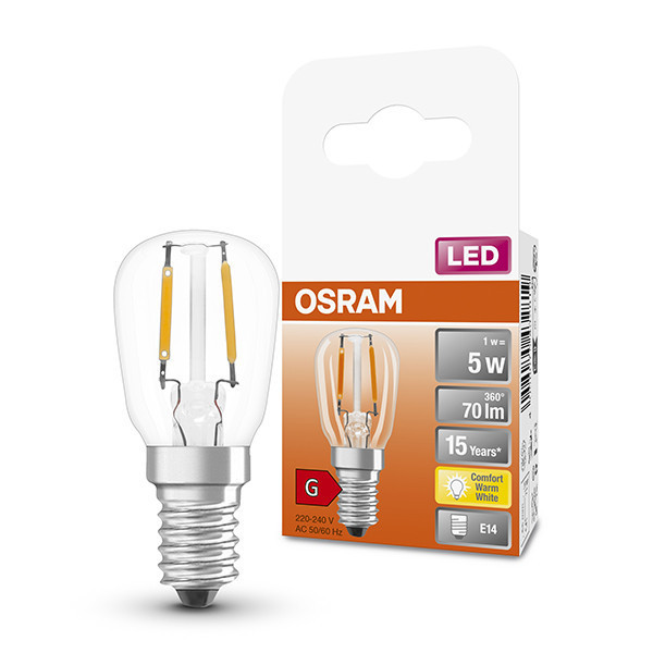 Osram E14 filament led-lamp buis helder 2400K 1W (5W)  LOS00352 - 1