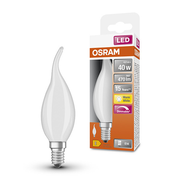 Osram E14 led-lamp sierkaars mat dimbaar 4W (40W)  LOS00136 - 1