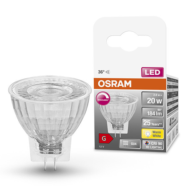 Osram GU4 led-spot dimbaar 2.8W (20W)  LOS00298 - 1