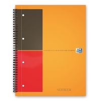 Oxford International spiraalschrift A4+ gelijnd 80 g/m² 80 vellen oranje 100104036 260000