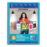 Oxford Polyvision showalbum flexibel A4 blauw (20 insteekhoezen) 100206087 237554