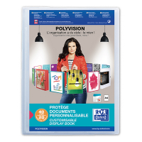 Oxford Polyvision showalbum flexibel A4 transparant (20 insteekhoezen) 100206088 237553