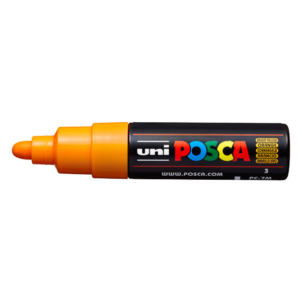 POSCA PC-7M verfmarker fel oranje (4,5 - 5,5 mm rond) PC7MO 424182 - 1