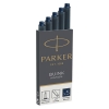 Parker 1950385 Quink inktpatroon blauw/zwart (5 stuks)