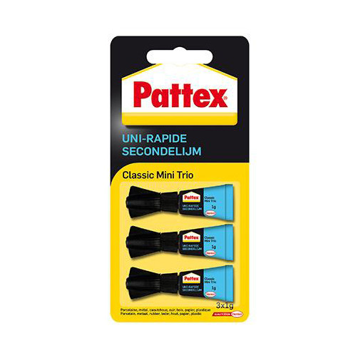 Pattex Classic secondelijm tube (3 x 1 gram) 2933216 206229 - 1