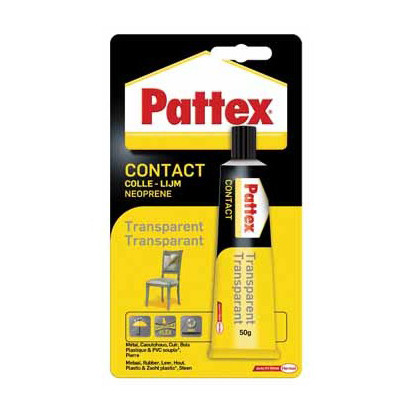 Pattex contactlijm transparant tube (50 gram) 2842133 206211 - 1