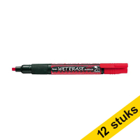 Aanbieding: 12x Pentel SMW26 krijtstift rood (1,5 - 4,0 mm schuin)