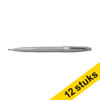 Aanbieding: 12x Pentel Sign S520 fineliner grijs (0,8 mm)