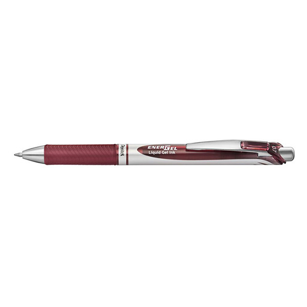 Pentel Energel BL77 rollerpen bordeauxrood 018744 210367 - 1