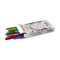 Pentel Set Pentel Sign SES15C brushpennen pastelkleuren (12 stuks) 018419 210336