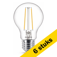 Aanbieding: 6x Philips E27 filament ledlamp peer warm wit 2.2W (25W)