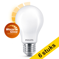 Aanbieding: 6x Philips E27 ledlamp peer WarmGlow mat dimbaar 3.4W (40W)