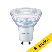 Philips Aanbieding: 6x Philips GU10 ledspot Classic glas dimbaar 2700K 3W (35W)  LPH00264