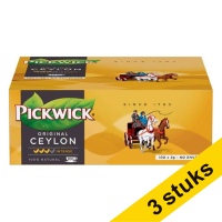 Aanbieding: 3x Pickwick Professional Ceylon thee (100 stuks)