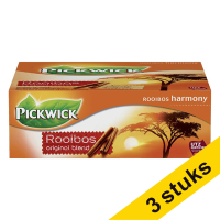 Aanbieding: 3x Pickwick Rooibos Original thee (100 stuks)