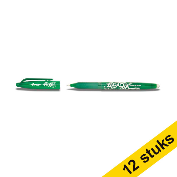 Pilot Aanbieding: 12x Pilot balpen Frixion groen  240069 - 1