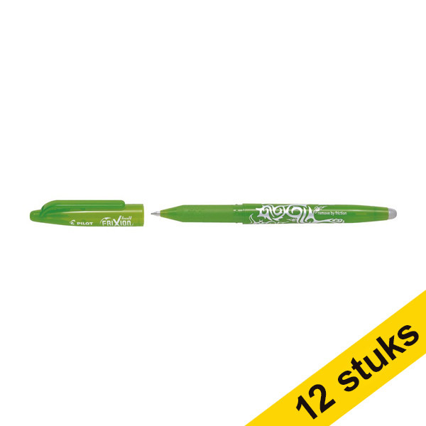 Pilot Aanbieding: 12x Pilot balpen Frixion lichtgroen  240070 - 1