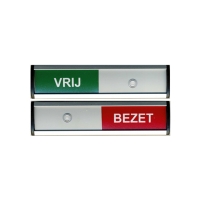 Posta Picto schuifbord vrij/bezet (12,5 x 3 cm) 39204 400291