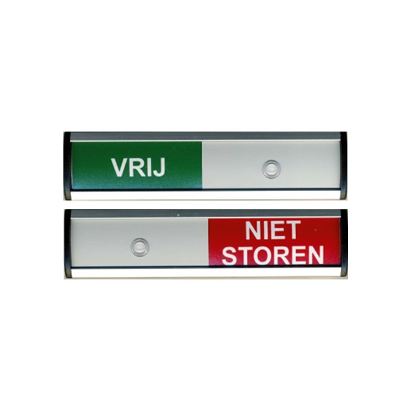 Posta Picto schuifbord vrij/niet storen (12,5 x 3 cm) 39203 400289 - 1