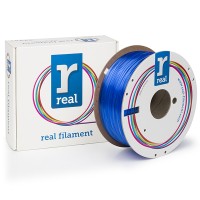 REAL filament transparant blauw 1,75 mm PETG 1 kg  DFP02229