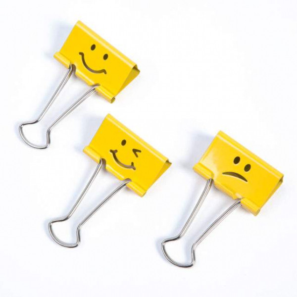 Rapesco Emoji papierklem 19 mm bright yellow (20 stuks) 1351 226806 - 1