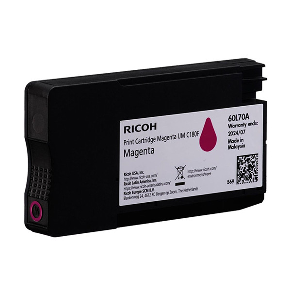 Ricoh 408519 inktcartridge magenta (origineel) 408519 067272 - 1