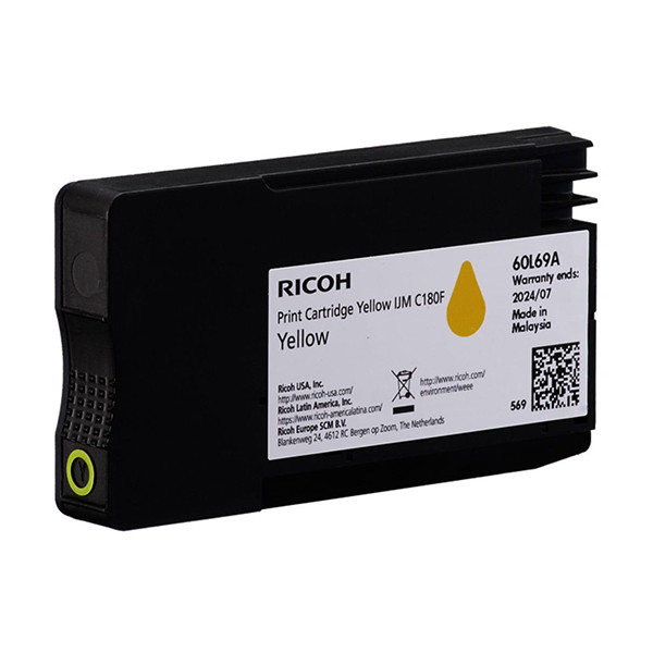 Ricoh 408520 inktcartridge geel (origineel) 408520 067274 - 1