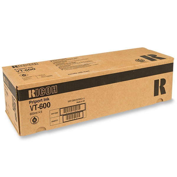 Ricoh 817101 inktcartridge zwart 5 stuks (origineel) 817101 074790 - 1