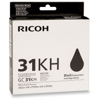 Ricoh GC-31KH gel inktcartridge zwart hoge capaciteit (origineel) 405701 073806