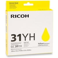 Ricoh GC-31YH gel inktcartridge geel hoge capaciteit (origineel) 405704 073812