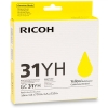 Ricoh GC-31YH gel inktcartridge geel hoge capaciteit (origineel)