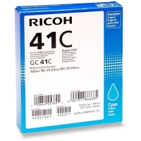 Ricoh GC-41C gel inktcartridge cyaan hoge capaciteit (origineel) 405762 073792