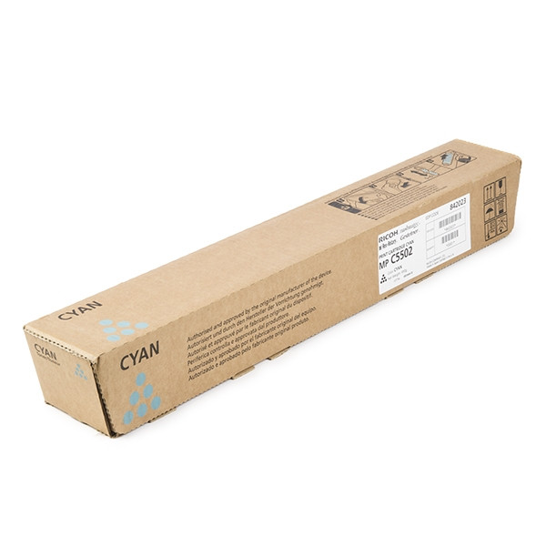 Ricoh MP C5502E toner cyaan (origineel) 841686 842023 073816 - 1