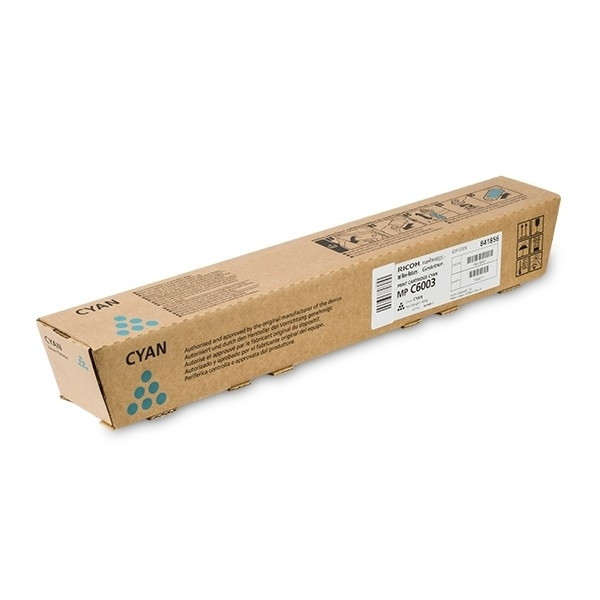 Ricoh MP C6003 toner cyaan (origineel) 841856 901698 - 1